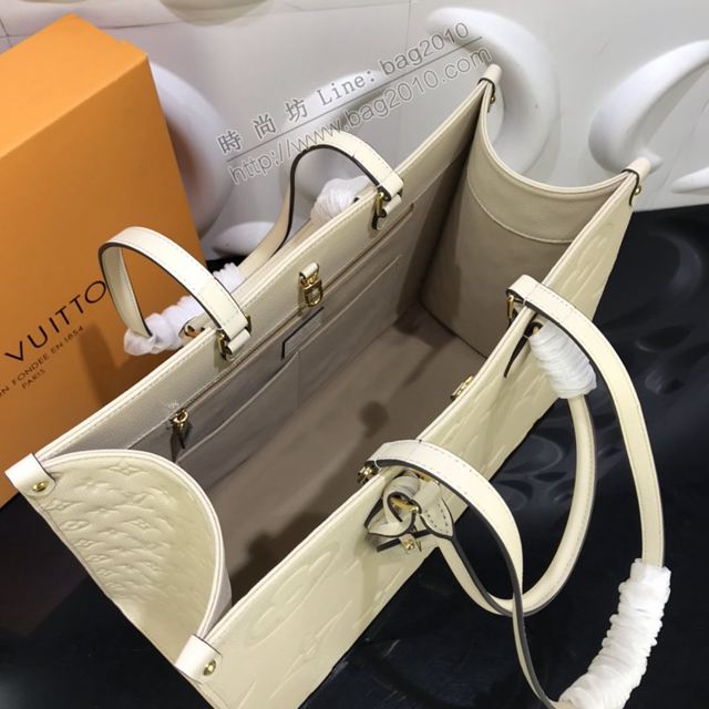 LV包 lv女包 Onthego手袋 MonogramEmpreinteGiant壓紋軟牛皮 LV經典方形手提袋 LV肩背包  ydh3428